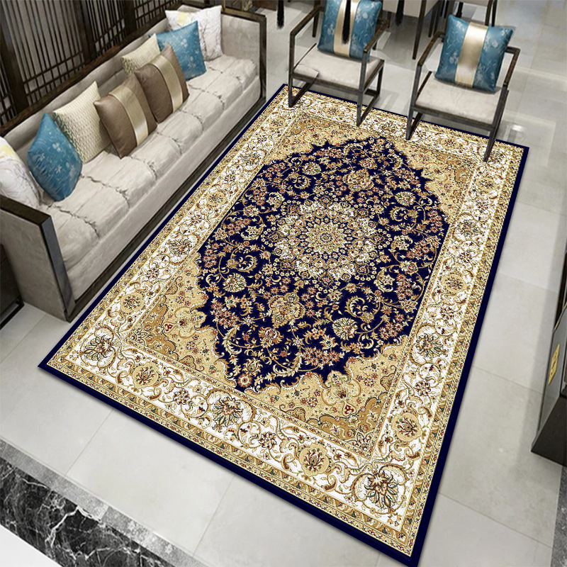 Tapis géométriques pour salon - Motifs imprimés marocains 4