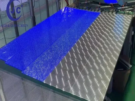 Transparent LED Film Screen for Glass - See-Through Video Wall Display P4-P12 1