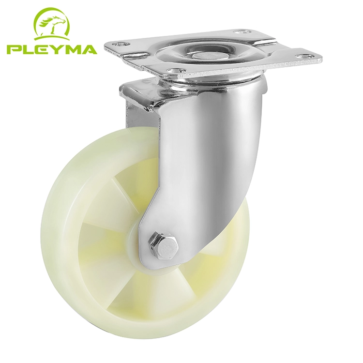 High Quality Warehouse Cart Caster Medium Heavy Duty Caster 6 Inch Wear-resisting Pp Caster Wheel 1