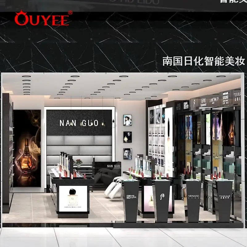 أثاث متجر صغير لمستحضرات التجميل لعرض مستحضرات التجميل 1