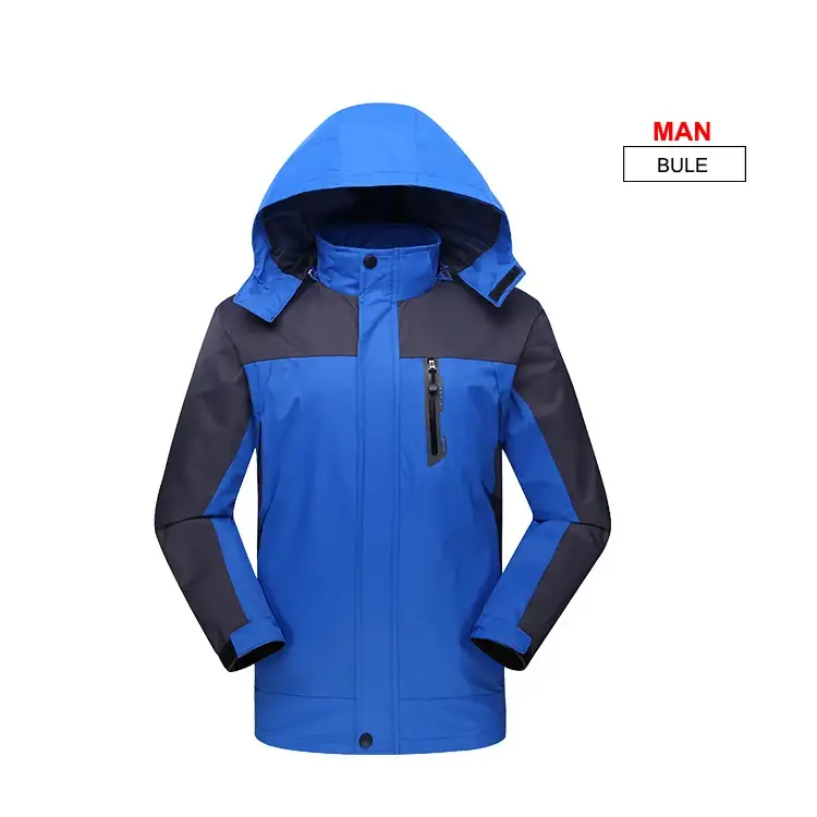 Men's Waterproof Windproof Breathable Wear-resistant Ski Jacket Winter Outdoor Sports Casual Style Zipper Closure Mountaineering 1