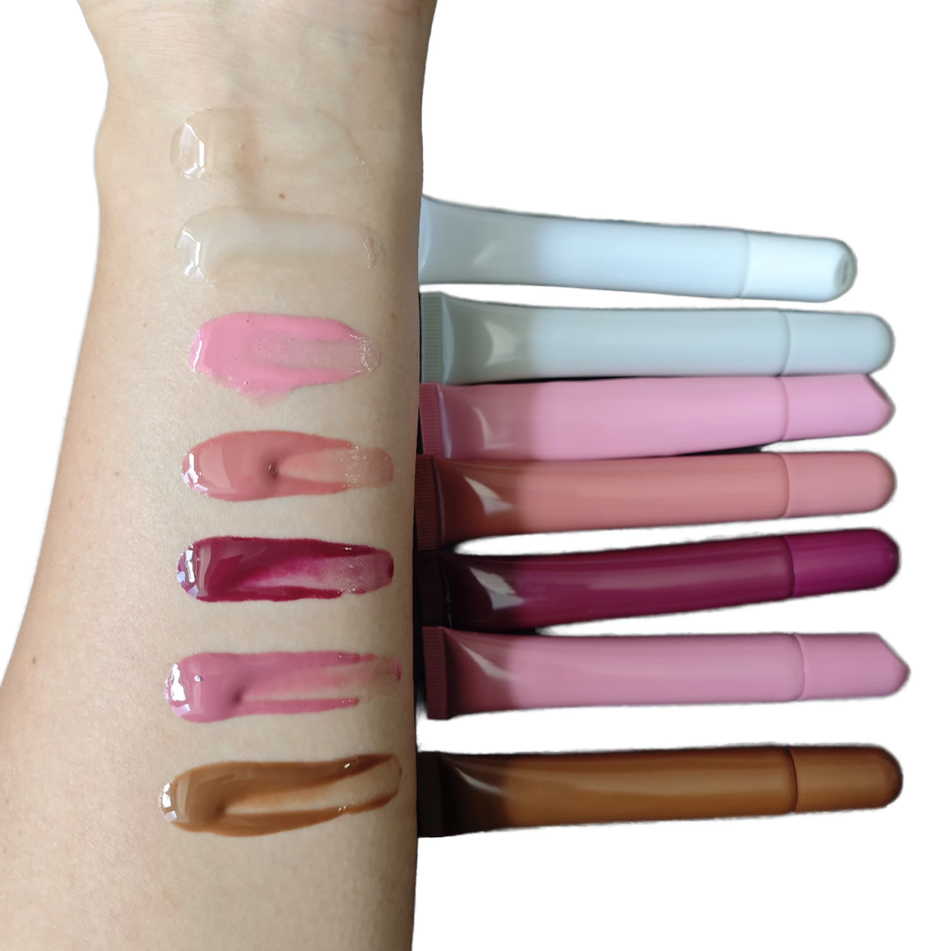 Mlm Custom Treatment Plumper Gloss Custom Logo Glossy Liquid Lip Tint Oil Hydrating Mineral Moisturizing Lip Gloss 1