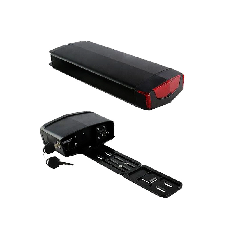 Oplaadbare 18650 36V 48V 14Ah 17,5Ah Achterdrager Achterlicht Elektrische Fiets Accu Lithium-ion Vervangende E-bike Accu 1