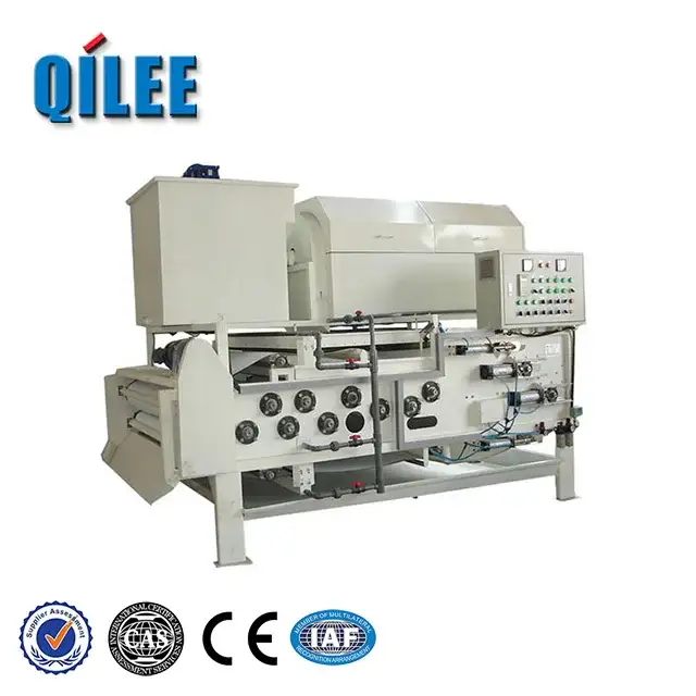 Fully Auto PLC Belt Filter Press for Industrial Sewage (1yr) 1