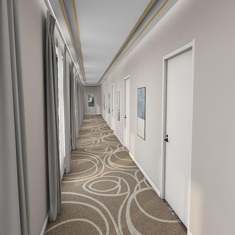 Custom Luxury Axminster Runner Carpet for Hotel Corridors 4