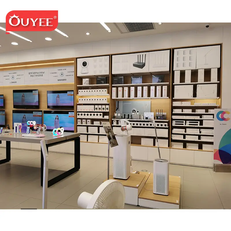 Maßgeschneiderte Ladeneinrichtungen für Mobiltelefone und Displays für elektronisches Zubehör 1