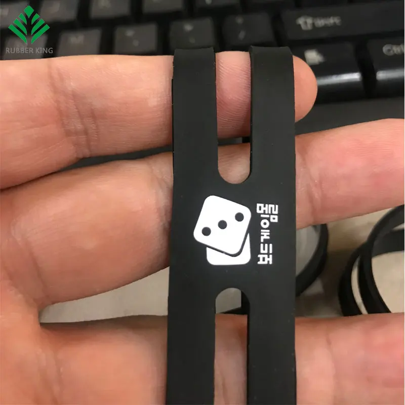 Custom Logo Printed Rubber Bands, Personalized Branding – Bulk Wholesale 3