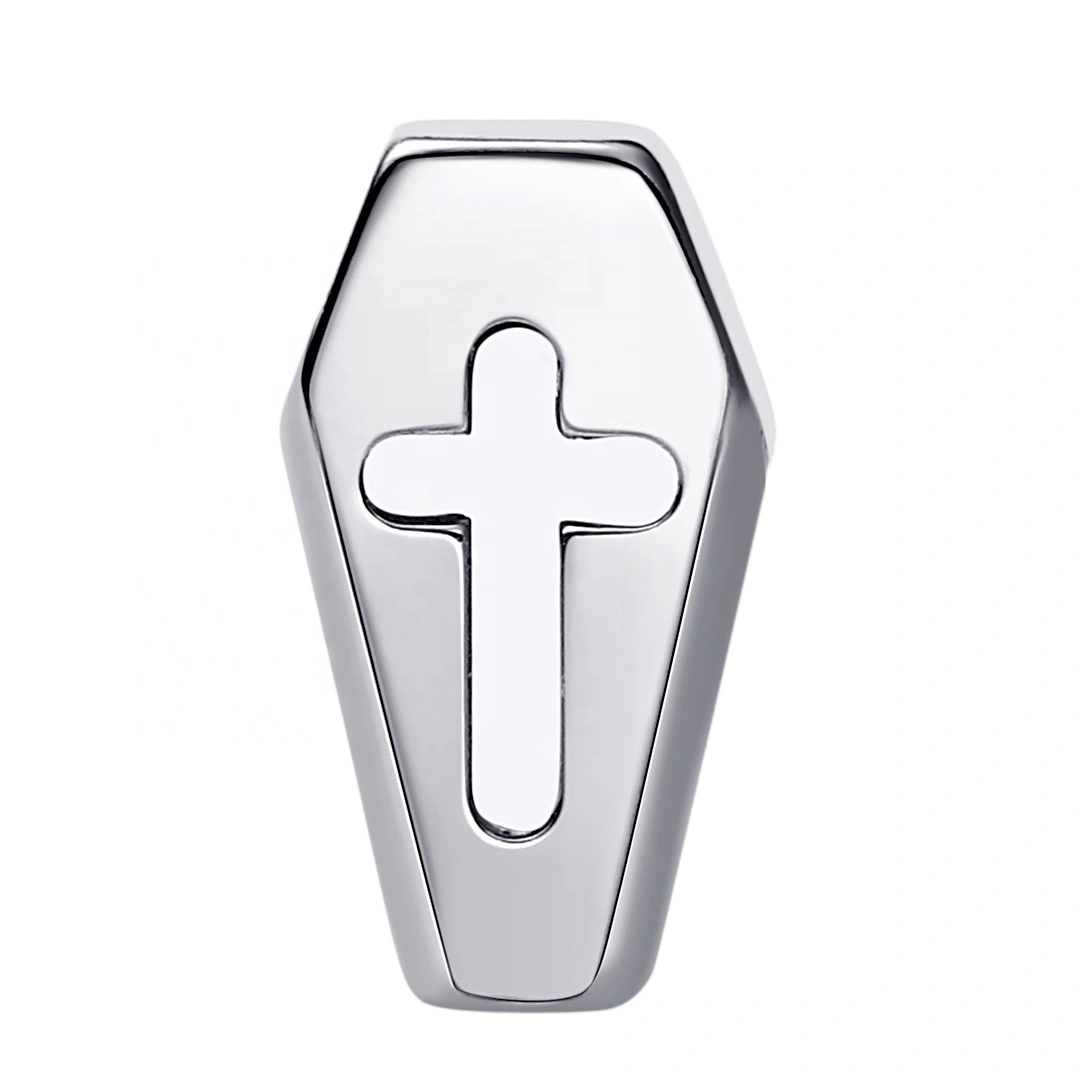 Eternal Metal Astm F136 Titanium Coffin Shaped Threadless Ends Wholesale Piercing Jewelry 1