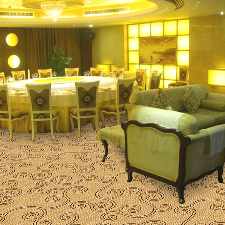 Moquette per hotel di lusso personalizzata in poliestere, proveniente dalla Cina. 7
