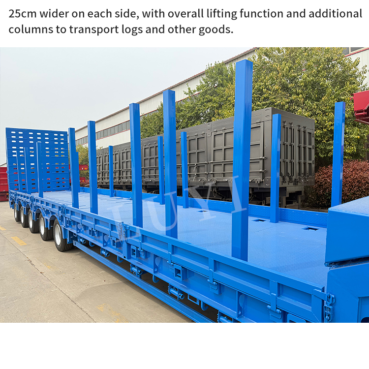 5 Axle Lowbed Semi Trailer Truck | LUYI 5