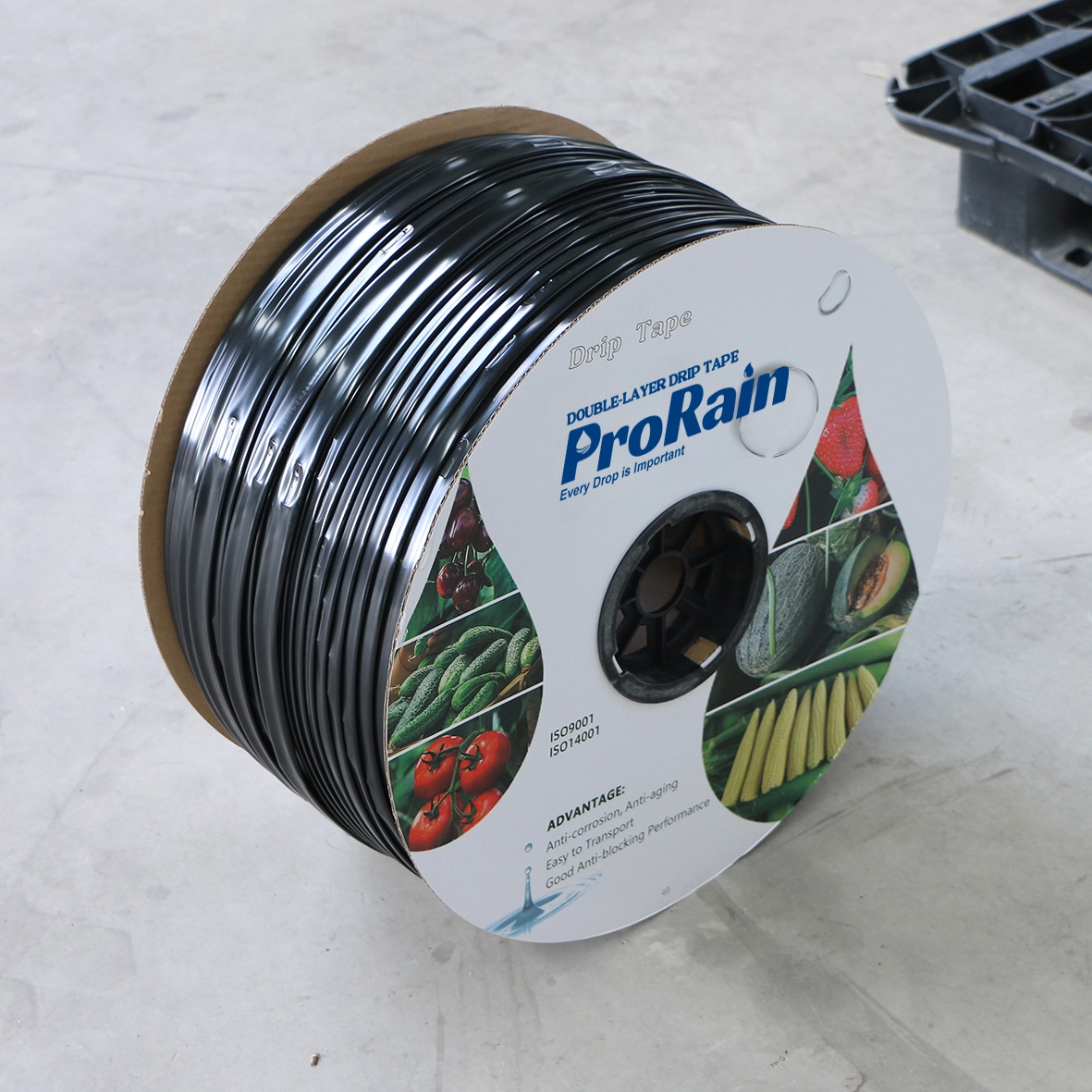 16mm Flat-Emitter Drip Tape for Farm Irrigation 1