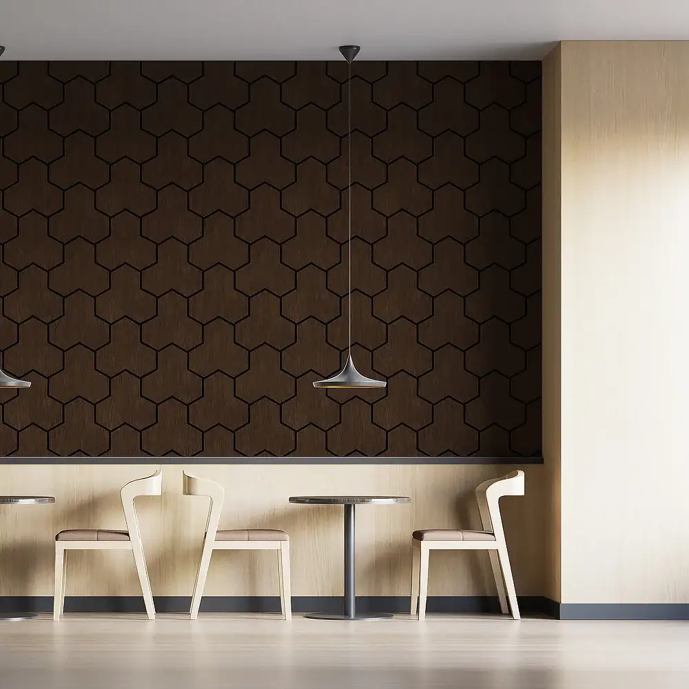Eco-Friendly Felt Acoustic Wall Panel | Sustainable Wood Veneer Akupanel 1