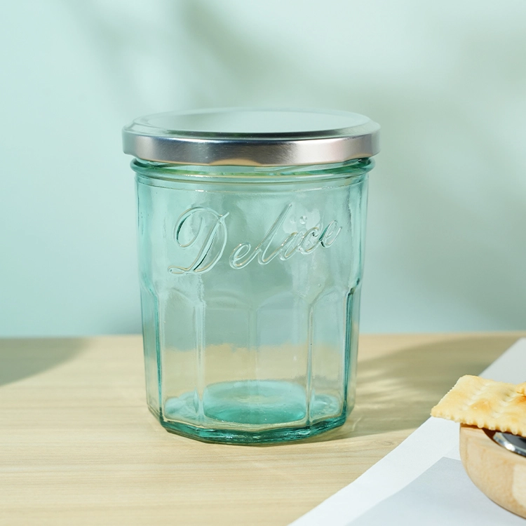 380ml Recycled Glass Storage Jar 1