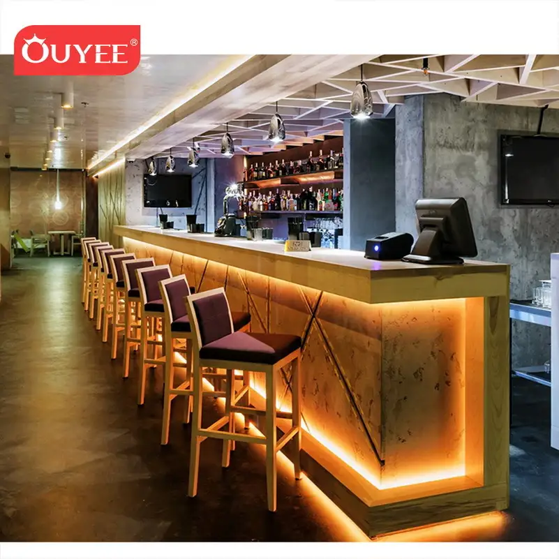 كشك لبيع الآيس كريم والسوشي في مركز تجاري، مصنوع من الخشب الرقائقي المقاوم للحريق 1