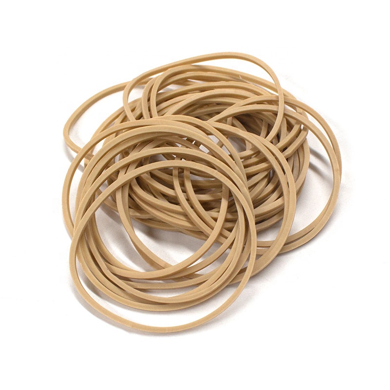 2 Inch Beige Large Rubber Bands for Packaging & Warehouse Storage – Wholesale 1