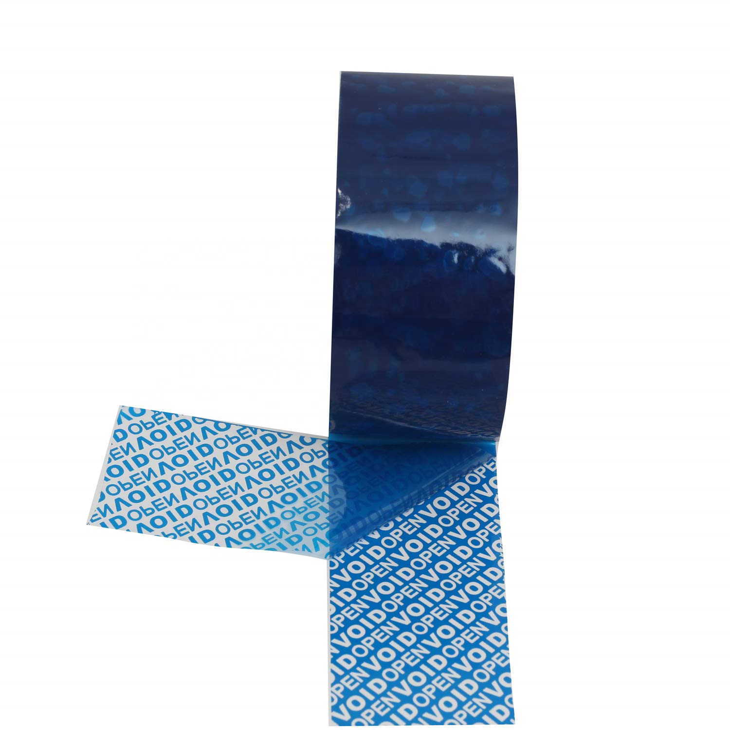 Ruban de sécurité inviolable à transfert bleu en gros - haute sécurité, adhésif acrylique, papier polyester 3