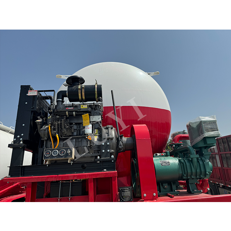 Semi-remorque en ciment en vrac 60T 5