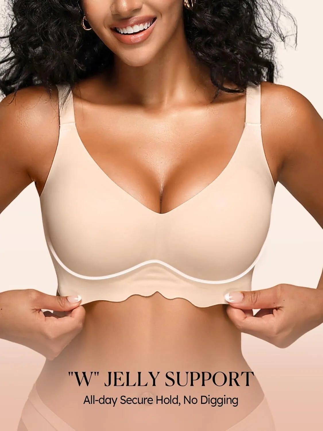 Nahtloser Jelly-Bralette für Damen ohne Bügel (Herstellerangaben) 1