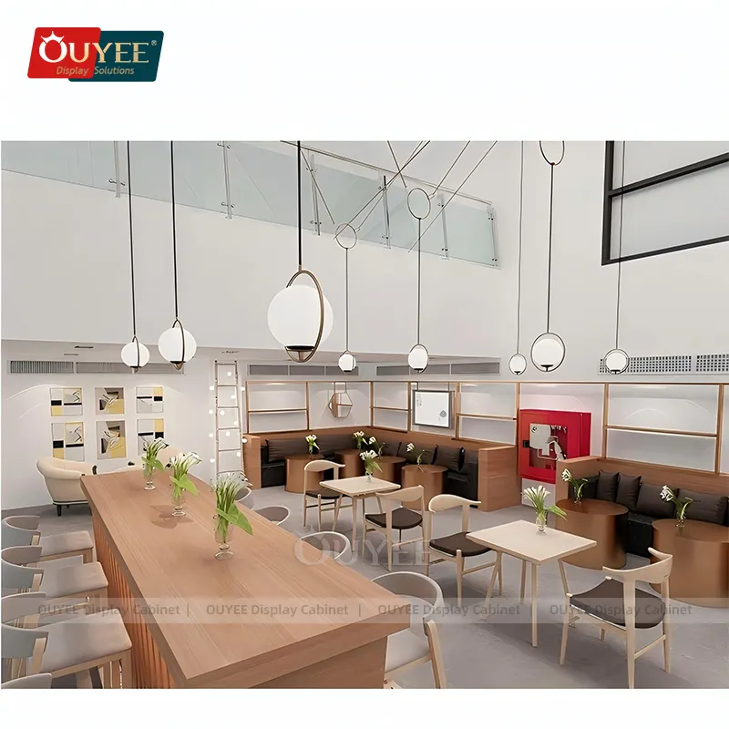 Pos Counter Design​ Custom Checkout Counters Wholesale - Ouyee 6