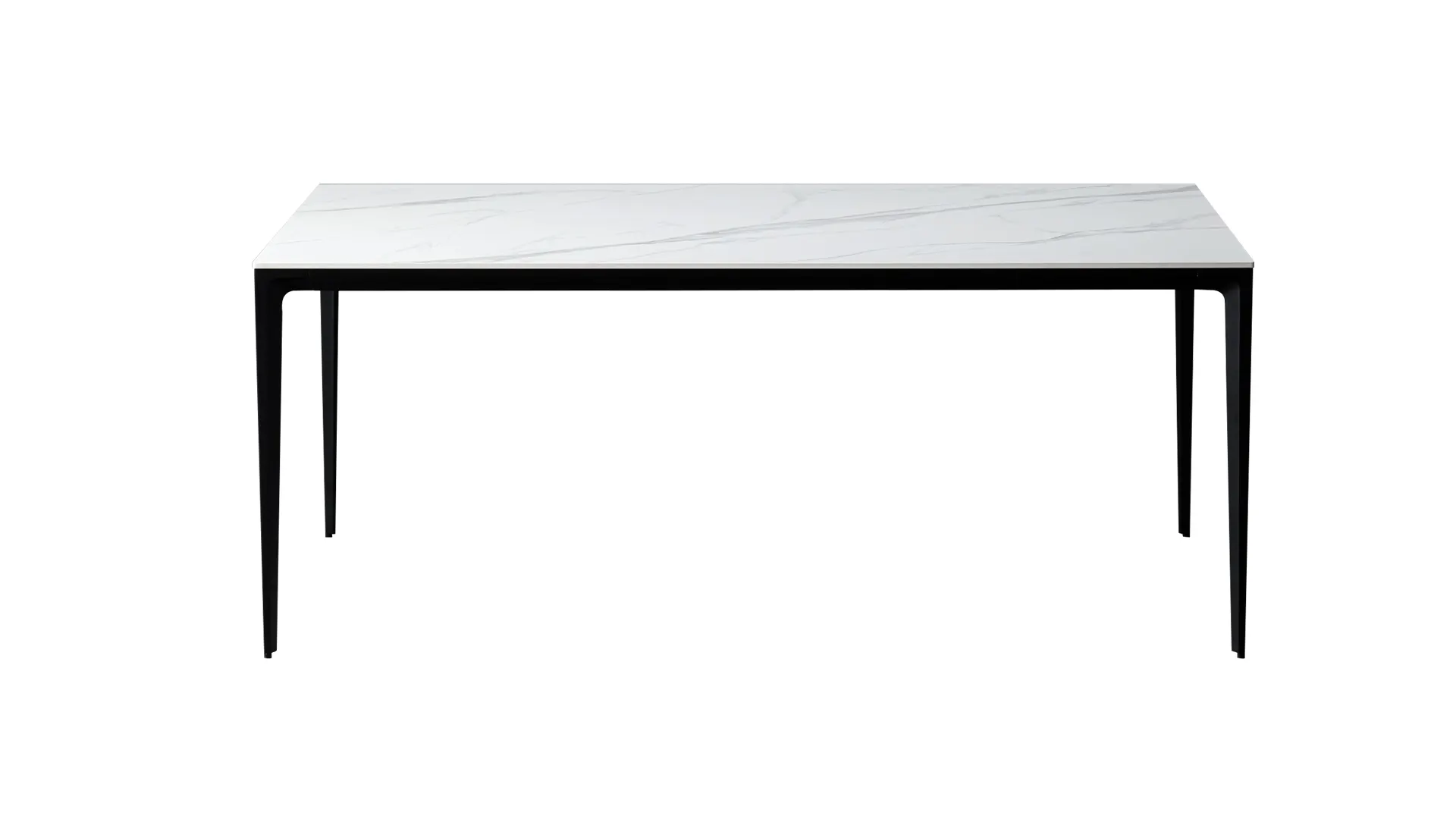 Innovation S modern white ceramic dining table Bk ciandre 1