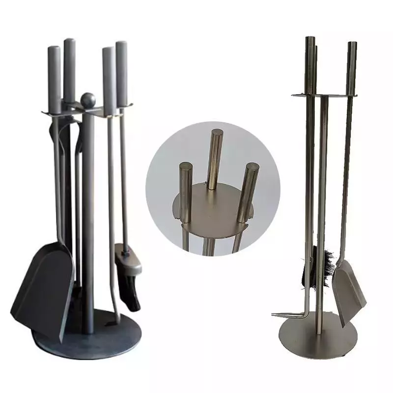 FT023 Wrought Stainless Steel Fireplace Tool Outdoor Indoor Use Fireplace Tool Set For Wholesales Fireplace 1
