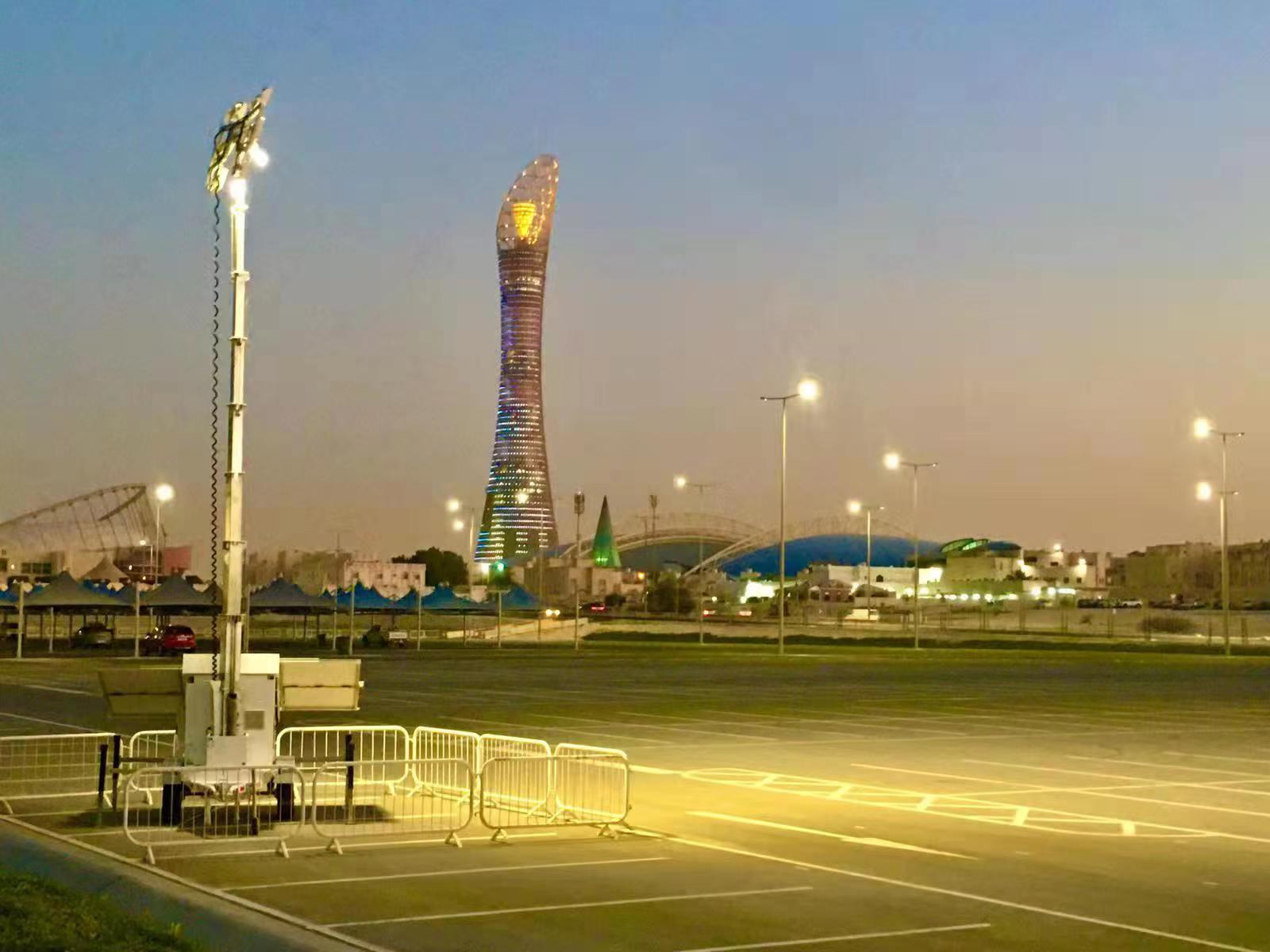 12V (Lithium Avail) 80> Mobile Lighting Tower for Sale 60A MPPT Smart Controler BIGLUX Brand 12