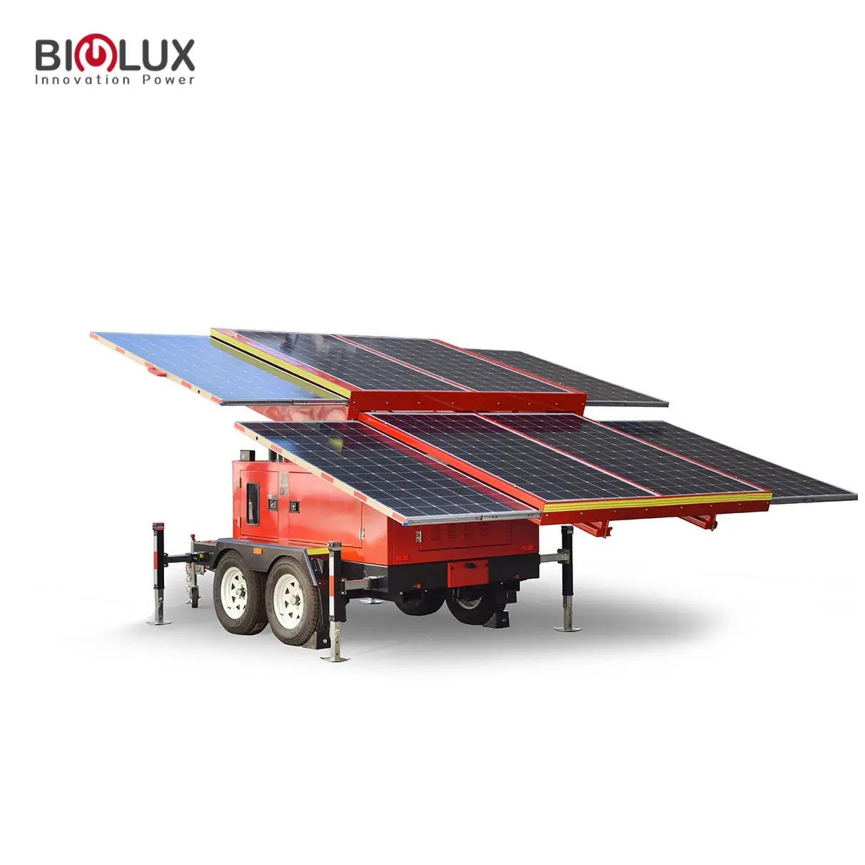 Portable Solar Trailer 8 × 460W Pure Sine Wave Bulk Buy Double Axle BIGLUX 2