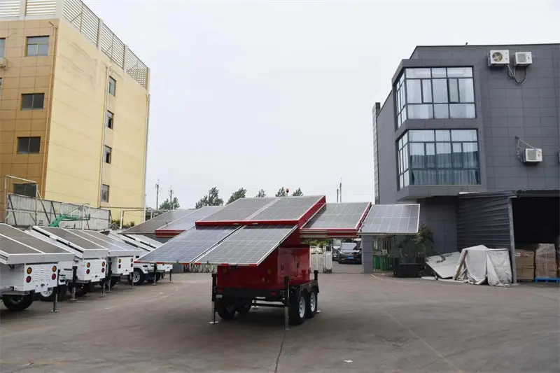 Portable Solar Trailer 8 × 460W Pure Sine Wave Bulk Buy Double Axle BIGLUX 5