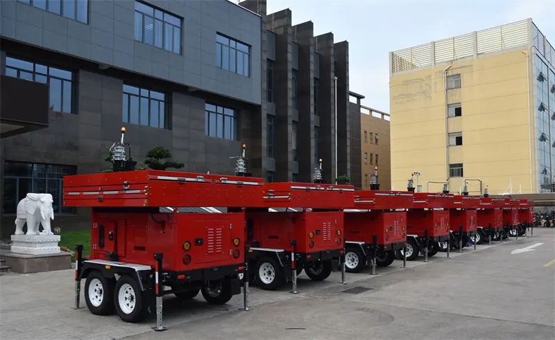 Portable Solar Trailer 8 × 460W Pure Sine Wave Bulk Buy Double Axle BIGLUX 4