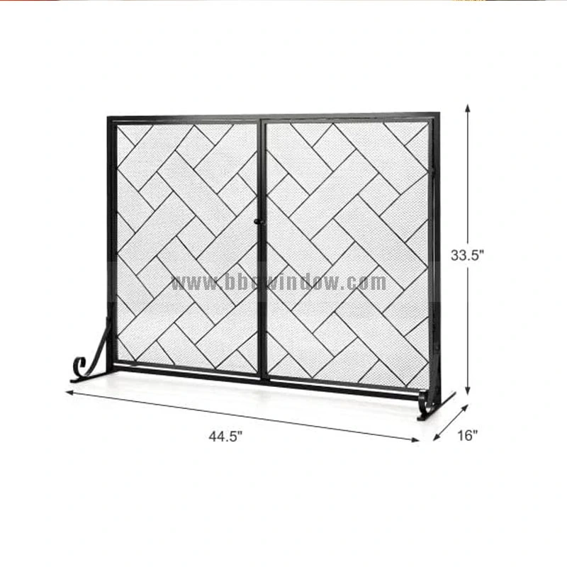 FS014 Fireplace Screen Flame Guard Protection 1