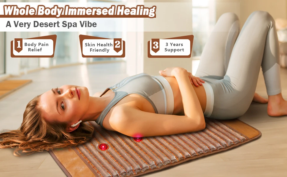 StartWarm 8 Photon with Tourmaline Beads Infrared Heating Pad, Mpro 13