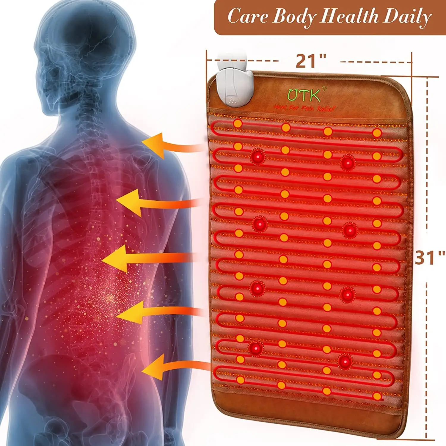 Wholesale Best Heating Pad for Back UTK Brand-1 6