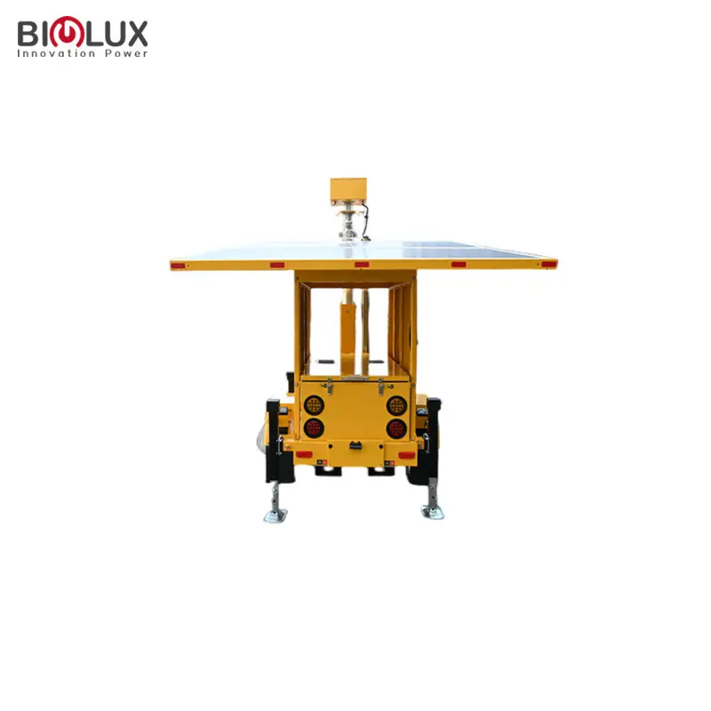 Portable Surveillance Camera Tower with CCTV Mounting Box and PoE Switch Biglux Portable Surve... 2