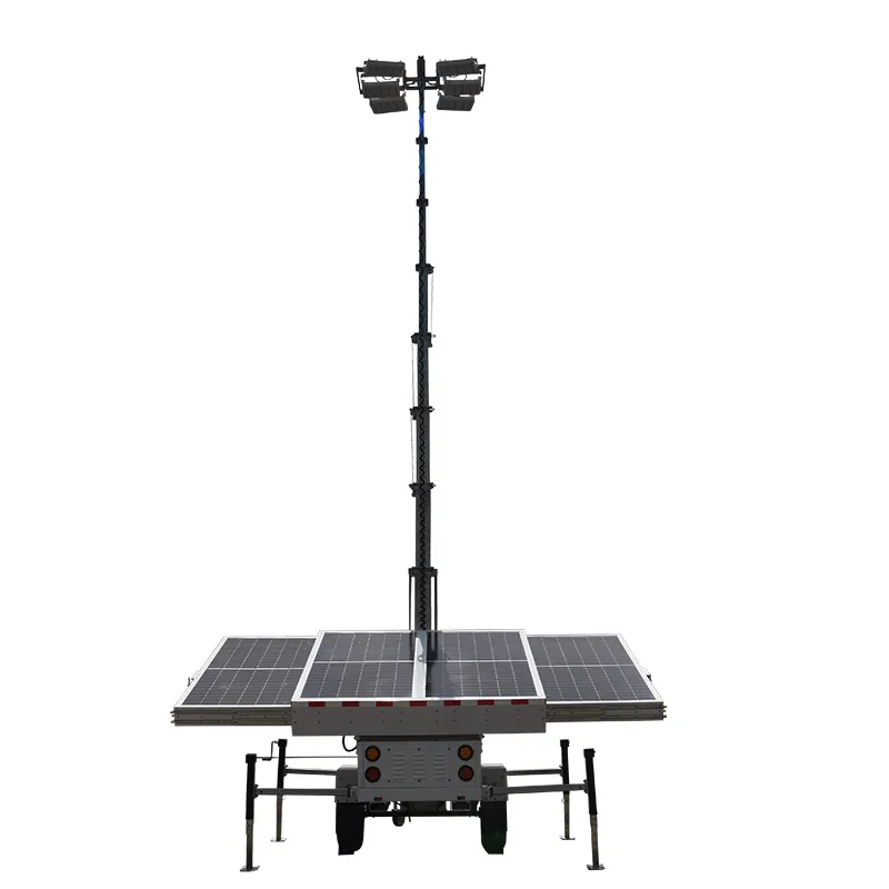90° Electric 19.2 Hours 8.8 Hours 95% Efficiency Mobile Light Tower BIGLUX 3