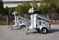 117kph Windproof 8.8 Hours 2 Portable Security Camera Towers 3kw Gasoline BIGLUX 3