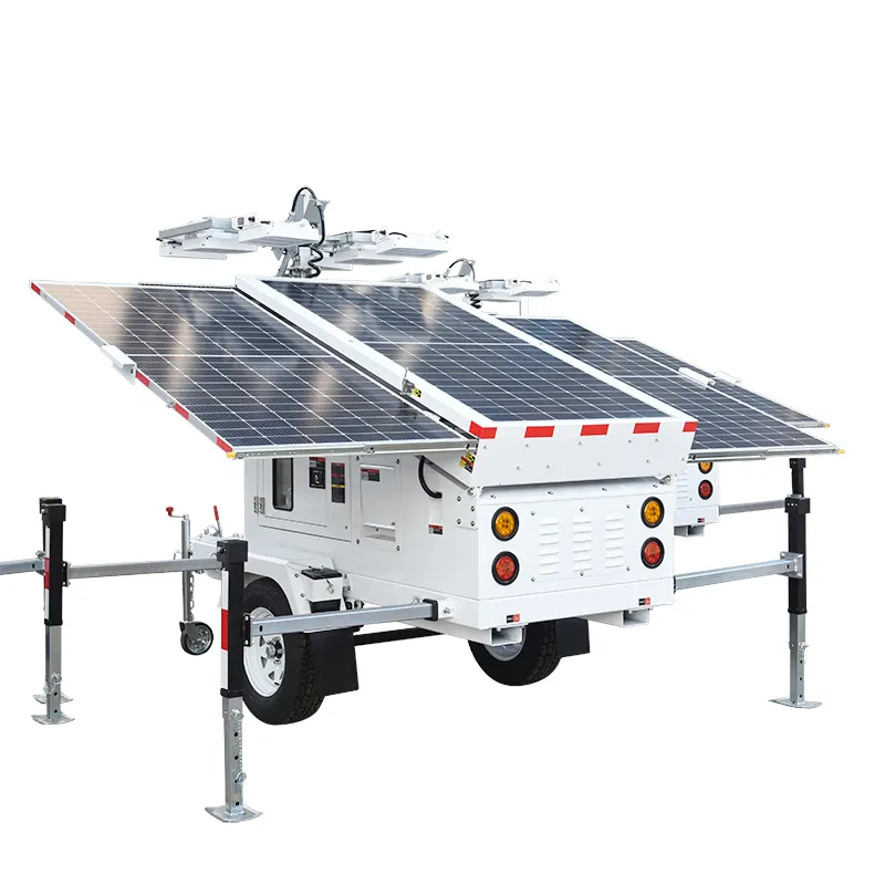 Mobile Floodlight Tower with Generator Biglux 95% Efficiency BIGLUX Brand 4