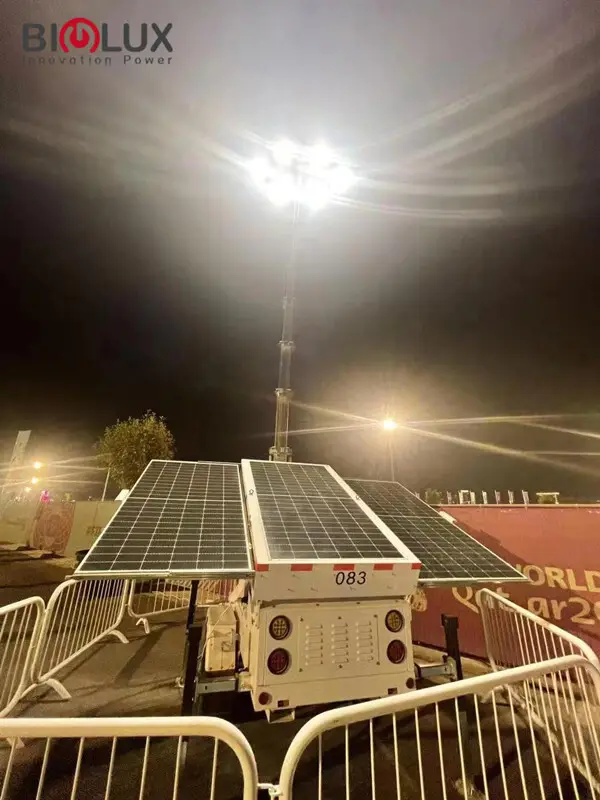 Mobile Floodlight Tower with Generator Biglux 95% Efficiency BIGLUX Brand 6