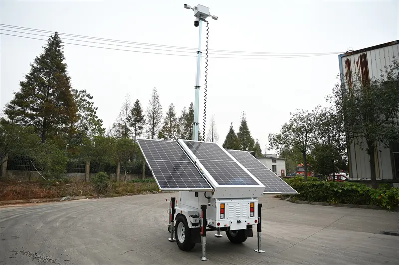 Custom Switch Solar Cctv Trailer Ball Hitch BIGLUX 3