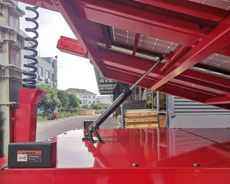 Portable Solar Trailer 90 Degree by Electric 4 X 300W Led Light with BIGLUX Brand 6