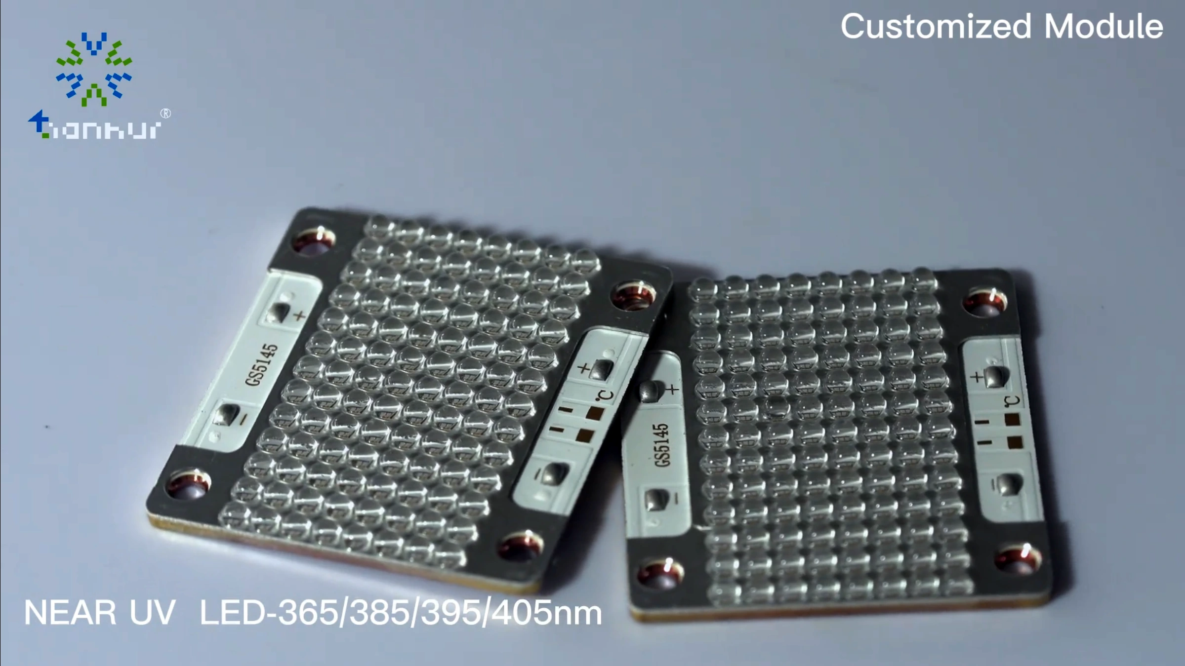 TH-UVxCOB200W13H5P-4833 365NM 385NM 395NM 405NM 120W 200W प्रिंटिंग क्युर ग्लू क्युरिंग इंजेक्ट प्रिंटिंग UV COB मॉड्यूल 1