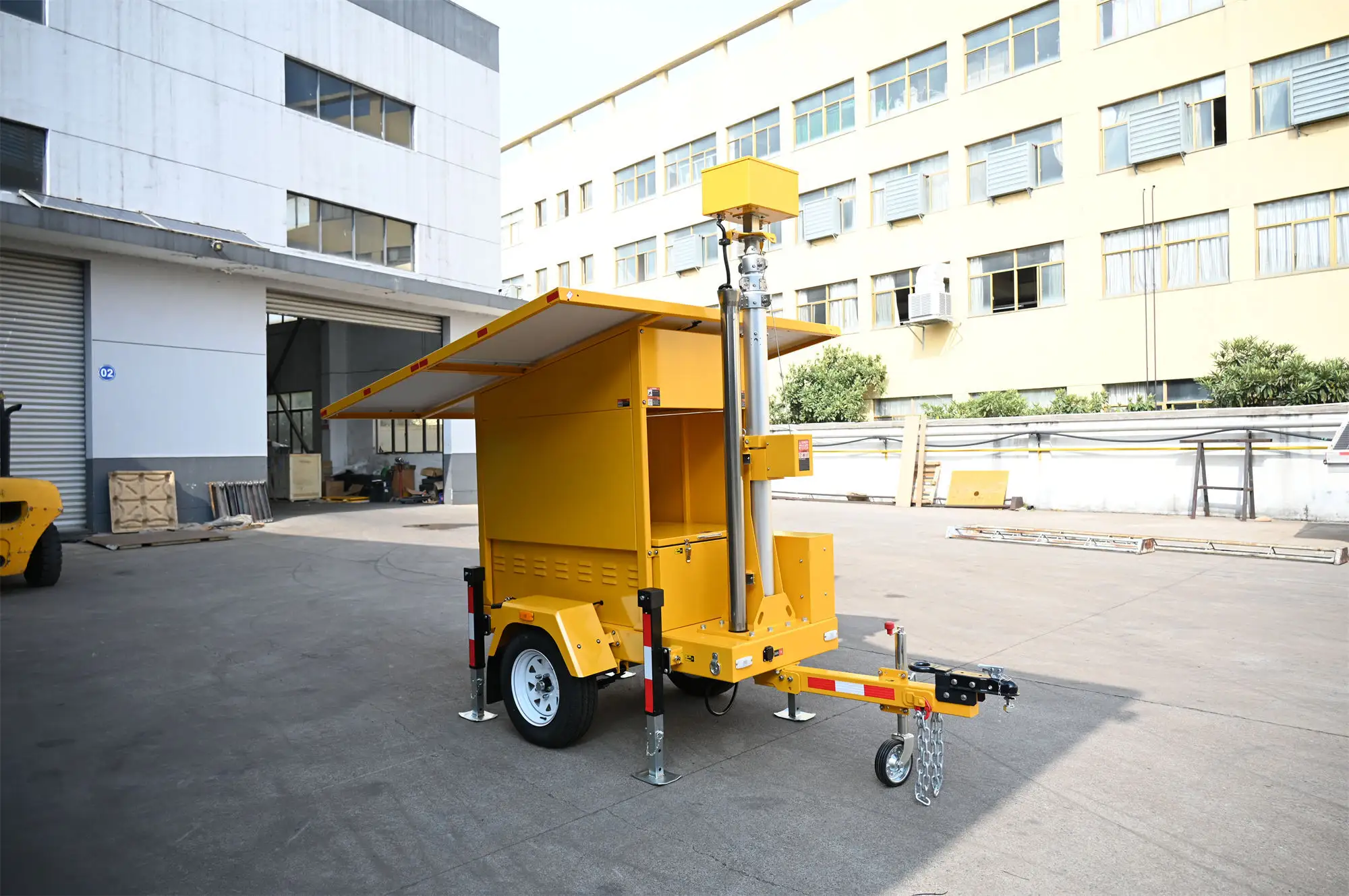 5 Section Portable Surveillance Camera Tower BIGLUX Brand Company 5