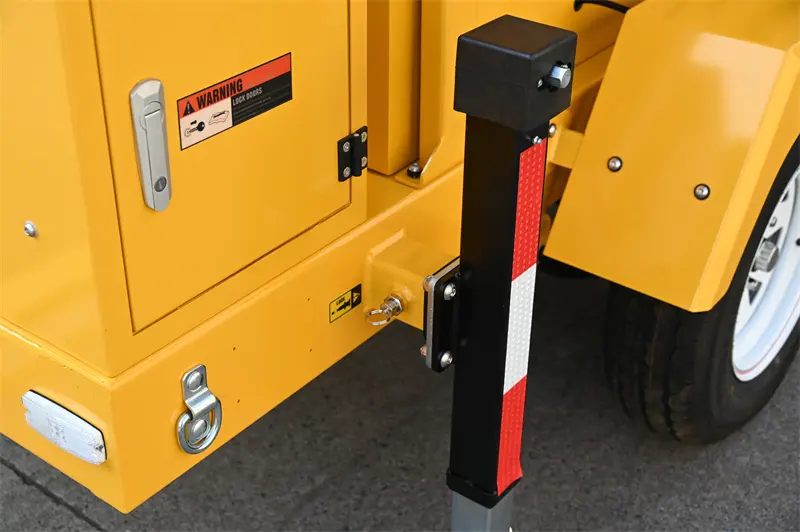 Hot US/EU/AU Standard Mobile Solar Security Trailer 8.8 Hours BIGLUX Brand 9