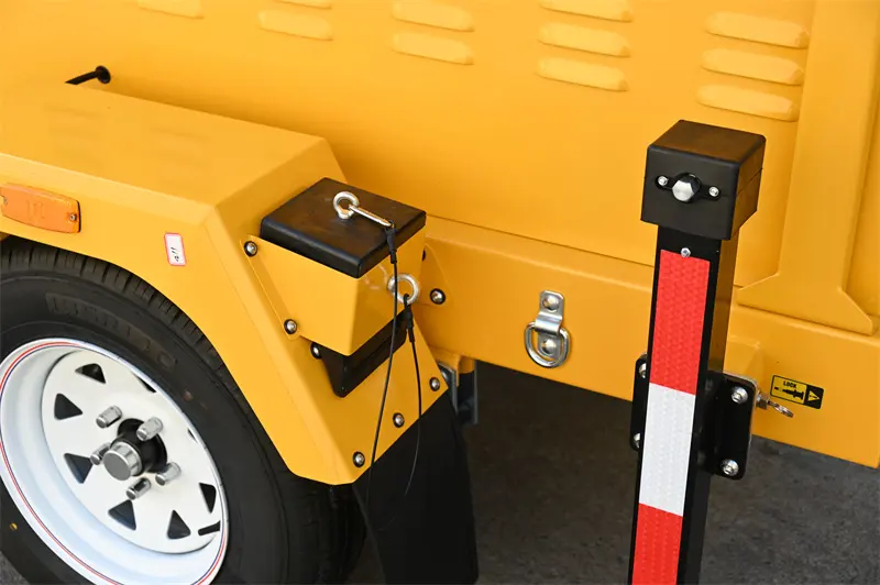 Hot US/EU/AU Standard Mobile Solar Security Trailer 8.8 Hours BIGLUX Brand 6