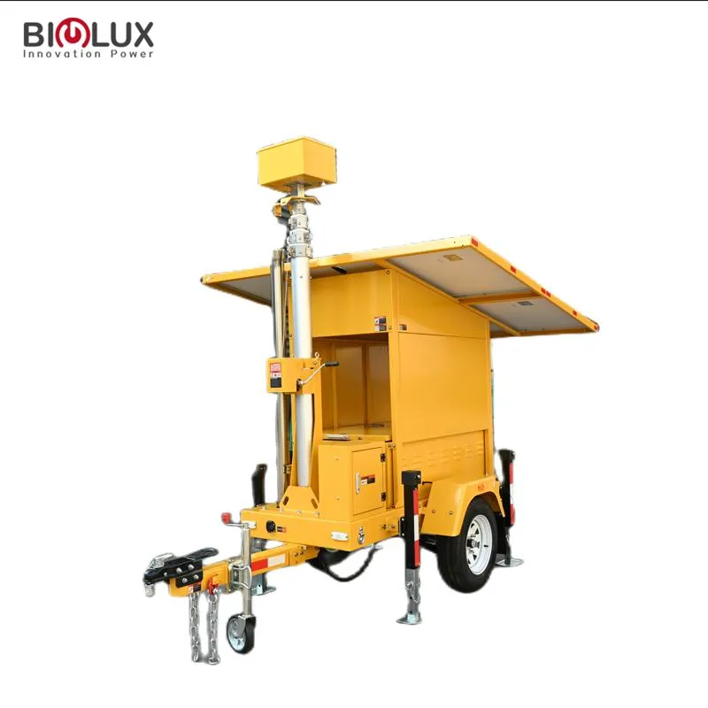 5 Section Portable Surveillance Camera Tower BIGLUX Brand Company 2