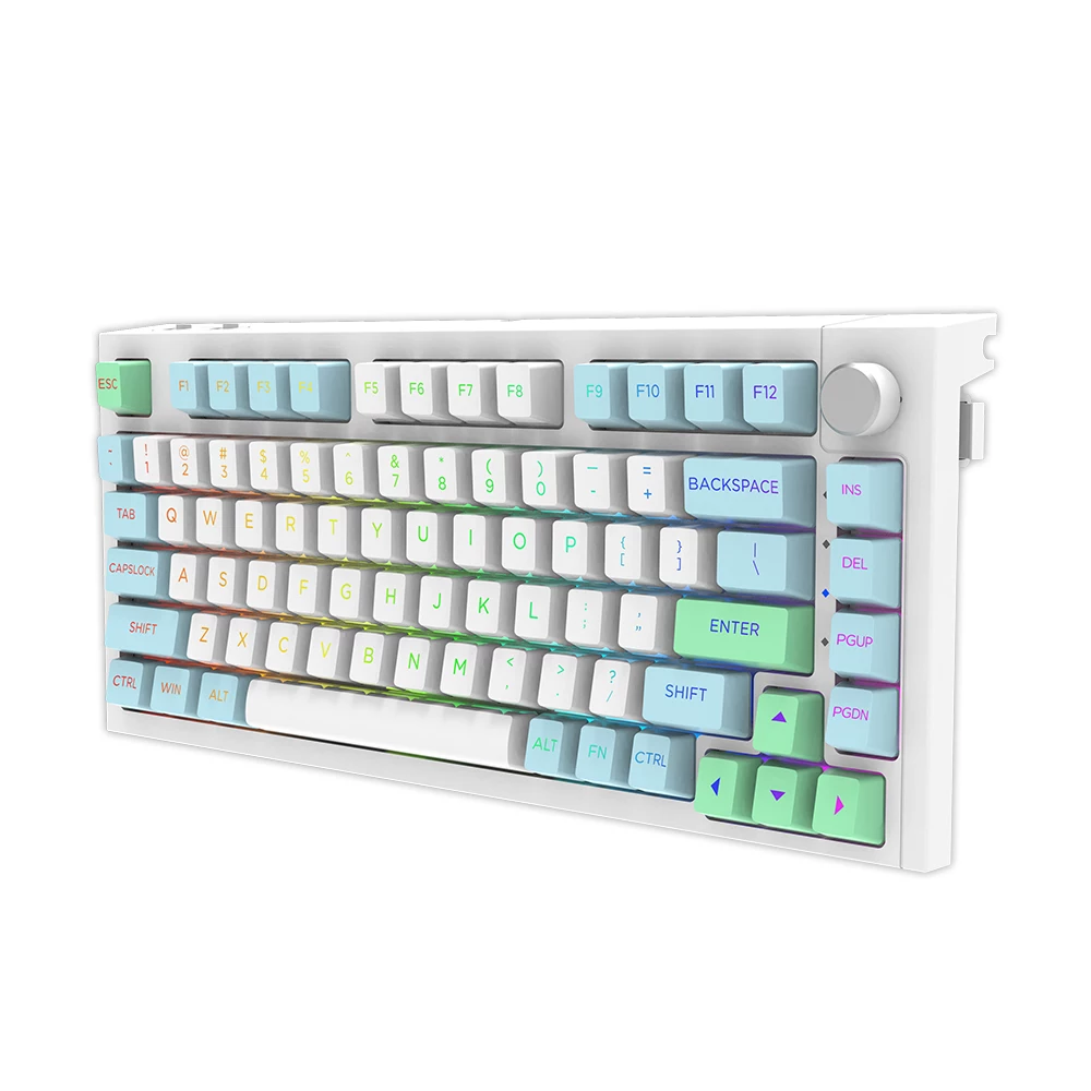 KY-MK109 mechanical keyboard Wireless gaming RGB hot-swappable 7