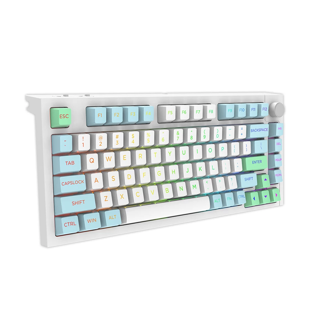 KY-MK109 mechanical keyboard Wireless gaming RGB hot-swappable 8