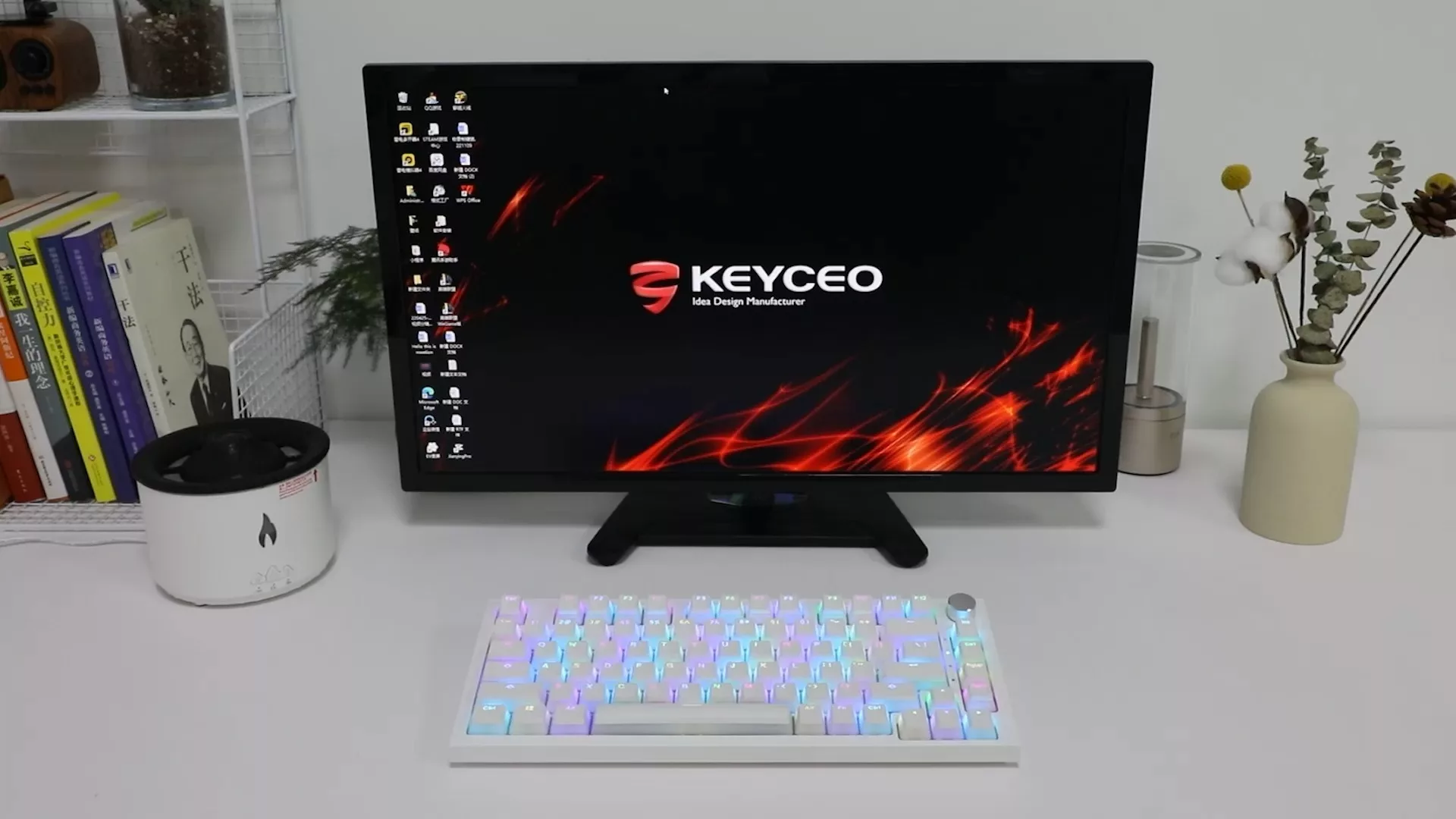KY-MK109 mechanical keyboard Wireless gaming RGB hot-swappable 1