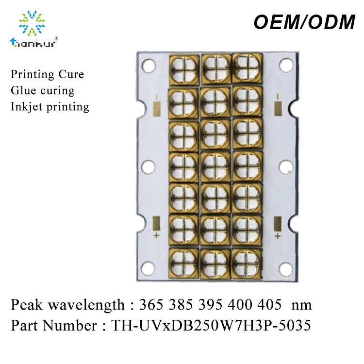 TH-UVxDB250W7H3P-5035 365NM 385NM 395NM 405NM 415NM 150W 200W 250W 300W UV LED տախտակ ուլտրամանուշակագույն տպագրության համար Սոսինձ բուժիչ թանաքային տպագրություն 1