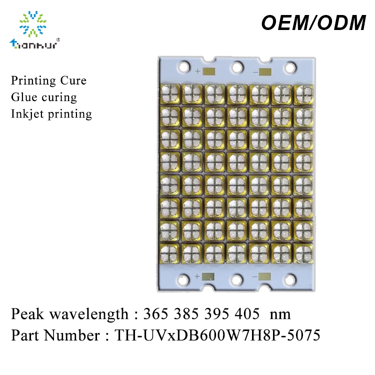 UV ki ap dirije modil 365NM 385NM 395NM 405NM 415NM Komisyon Konsèy pou UV Enpresyon Lakòl Geri Ankr Enpresyon limyè sous COB 1