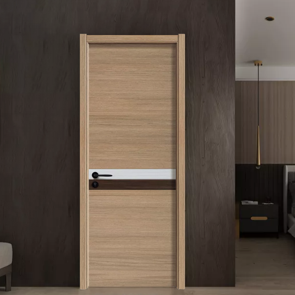 Latest Design Interior Modern Solid Wood Door Flat Solid Wooden Doors